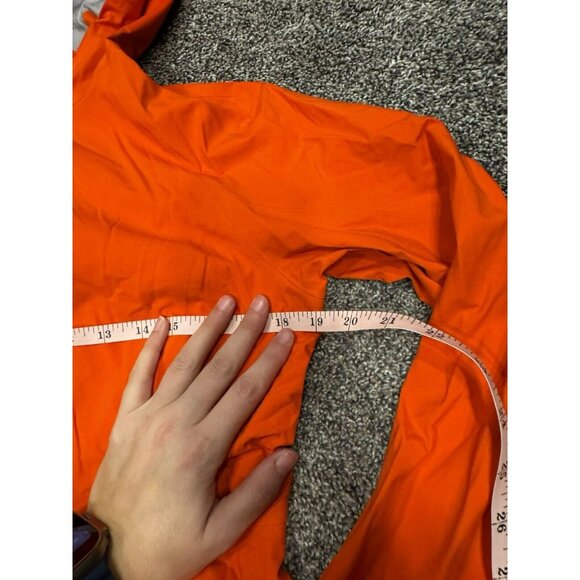Lululemon The Rain Is Calling Jacket II Atomic Orange Size 8 - Picture 3 of 6